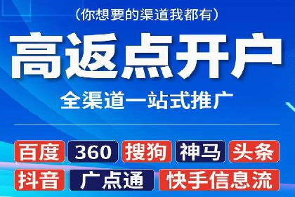 行业领先企业的网络推广开户策略